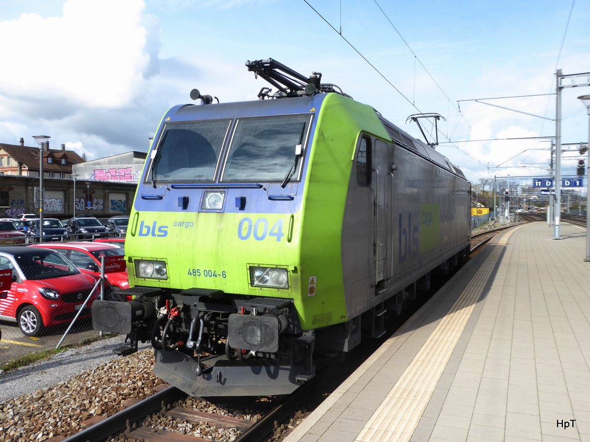 BLS - Lok 485 004-6 in Burgdorf am 16.04.2018