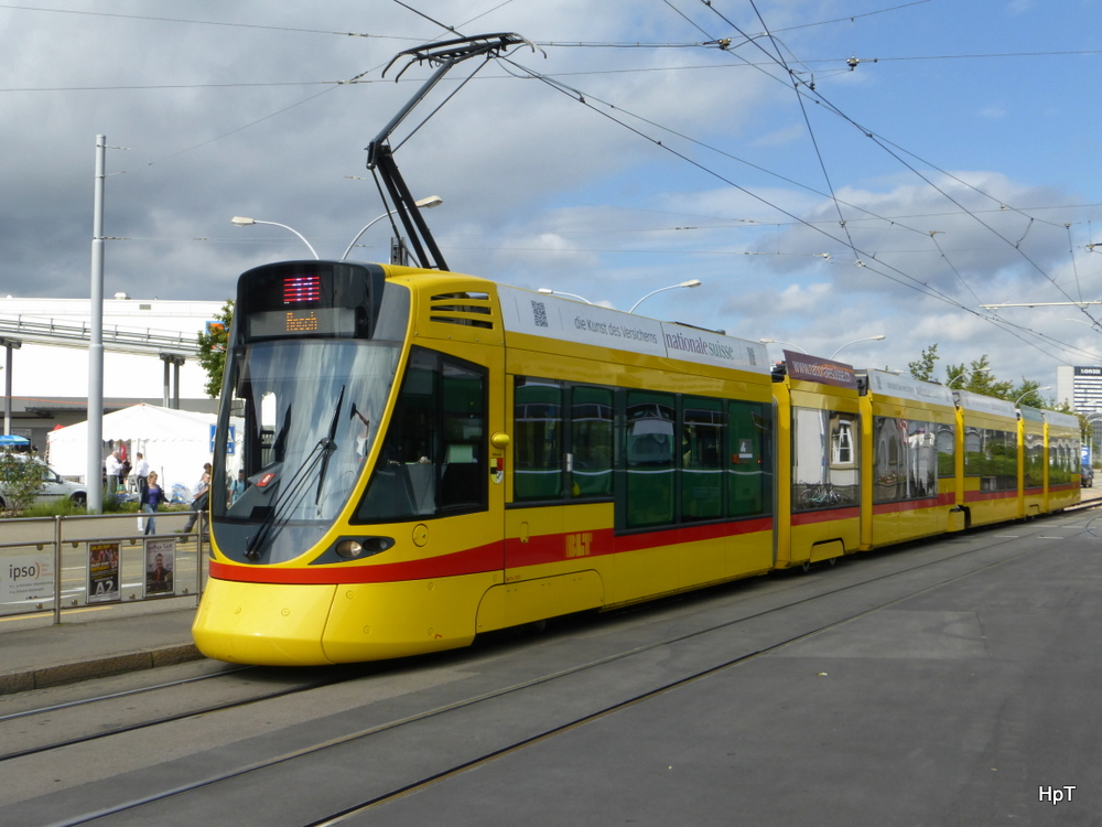 BLT - Be 6/10  161 unterwegs auf der Linie 11 in der Stadt Basel am 20.09.2014