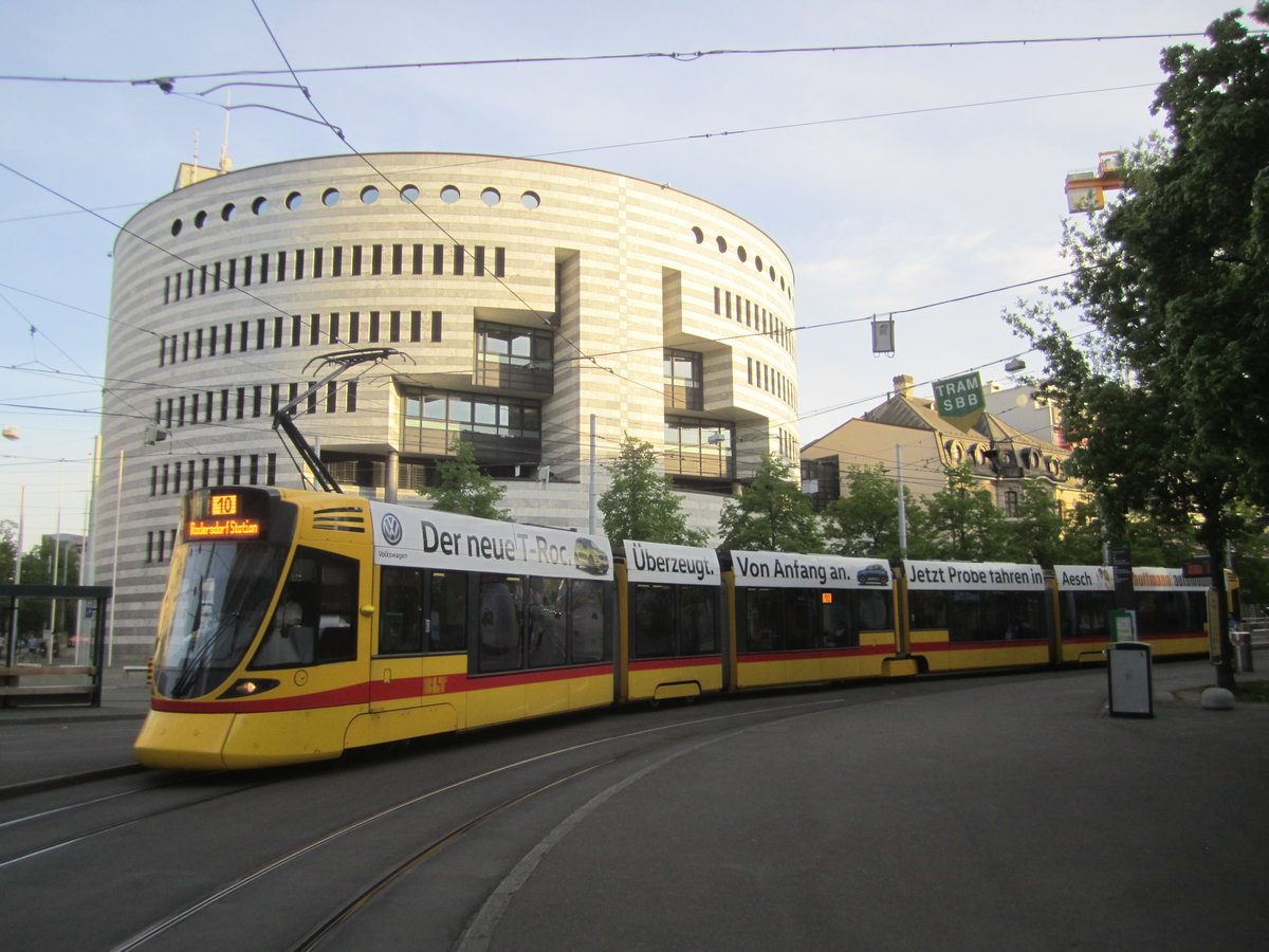 BLT Nr. 171 (Be 6/10 ''Tango'') am 20.4.2020 beim Aeschenplatz