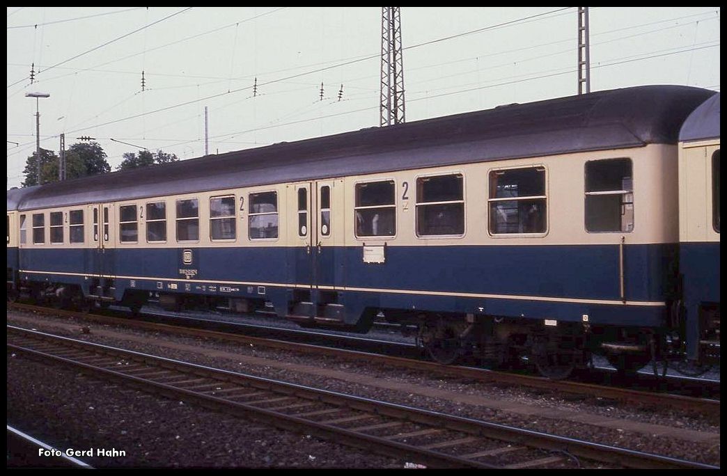 Bnb 717 Nr. 508021-03907-0 am 26.8.1990 im HBF Minden Westfalen.