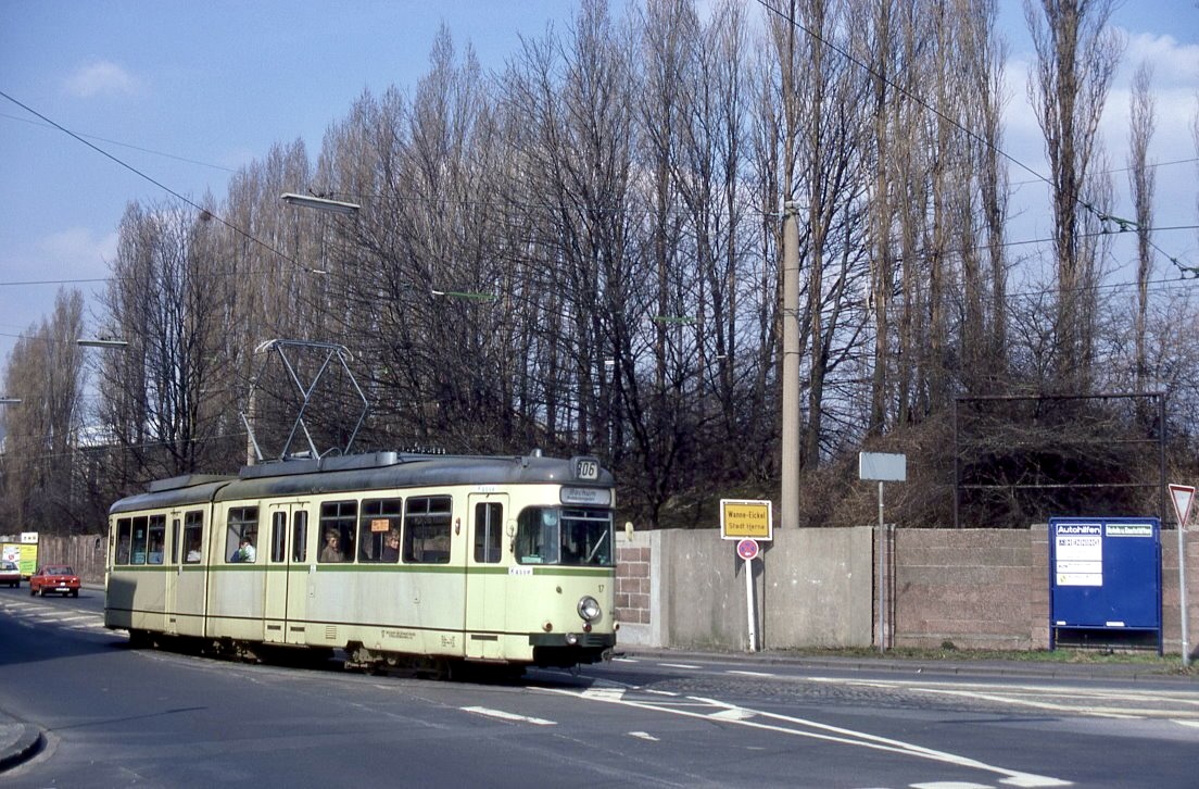 Bogestra 17, Bochum Eickeler Straße, 02.04.1987.
