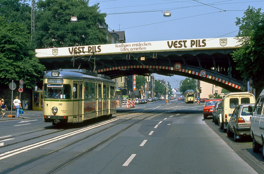Bogestra 265, Bochum Herner Straße, 05.07.1989.