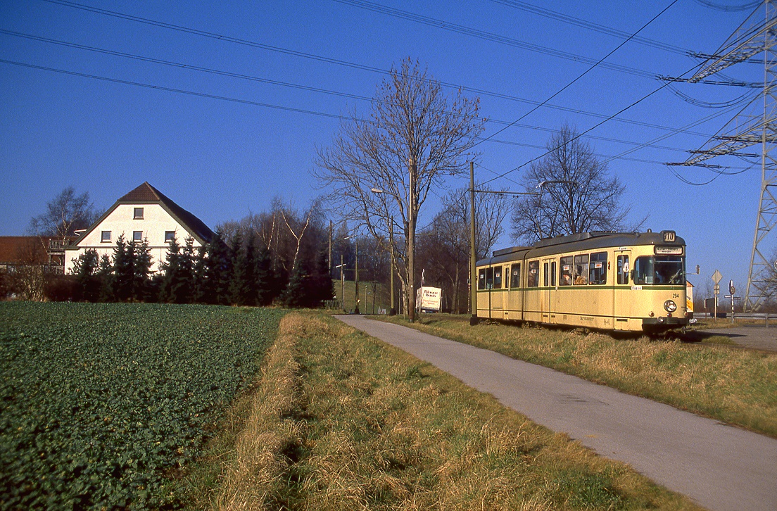 Bogestra 294, Witten Papenholz, 19.01.1989.