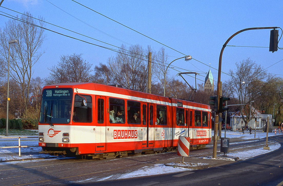 Bogestra 354, Bochum Gerthe, 05.12.1995.