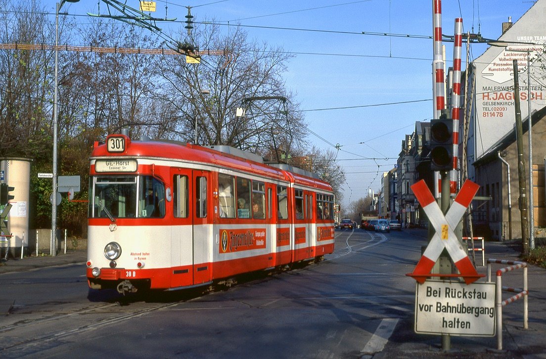 Bogestra 38, Gelsenkirchen Bismarck, 27.11.1992.