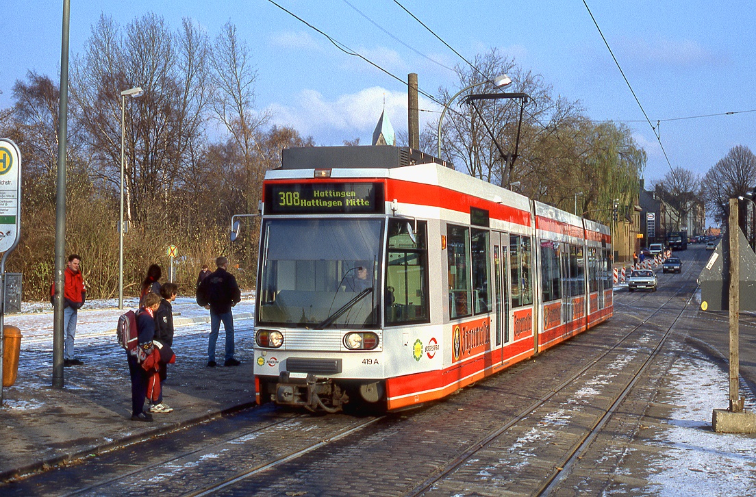 Bogestra 419, Bochum Gerthe, 05.12.1995.