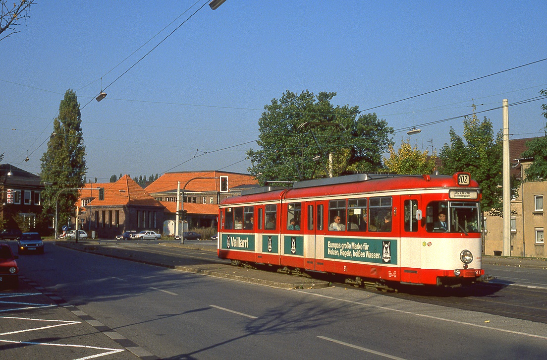 Bogestra 51, Bochum Friedrich Ebert Straße, 29.10.1991.