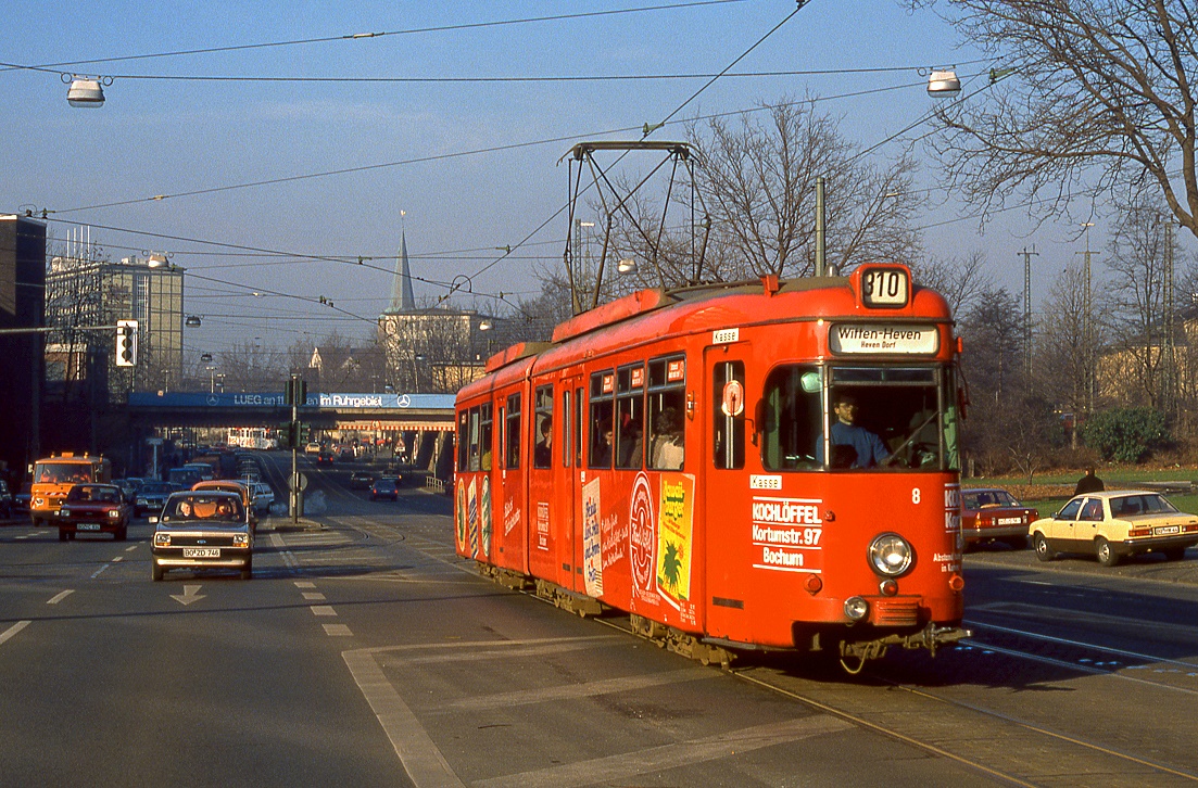 Bogestra 8, Bochum Wittener Straße, 19.01.1989.