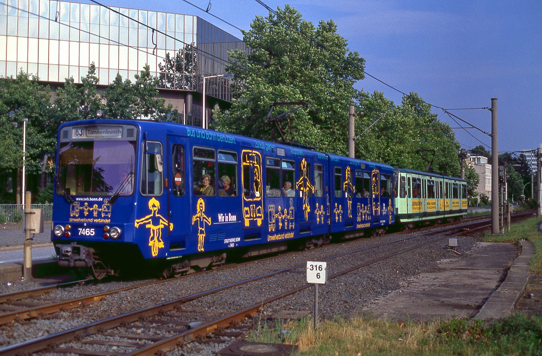 Bonn 7465 + 7453, Friedrich Ebert Straße, 08.07.2003.