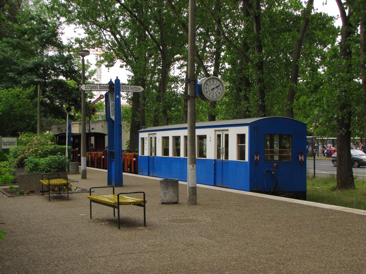 BPE 6202 am 01.06.2015 am Hauptbahnhof der Berliner Parkeisenbahn.