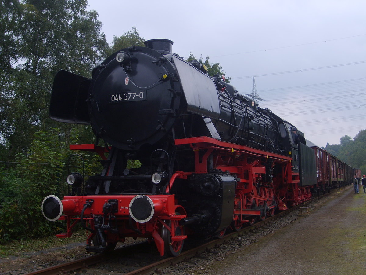 BR 044 377-0 auf dem Museumfest in Dahlhausen am 21.09.2008.