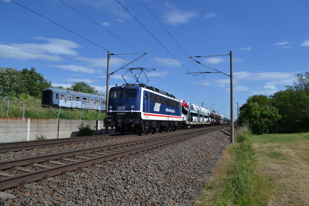 BR 110 National Express in Delitzsch 02.06.2015