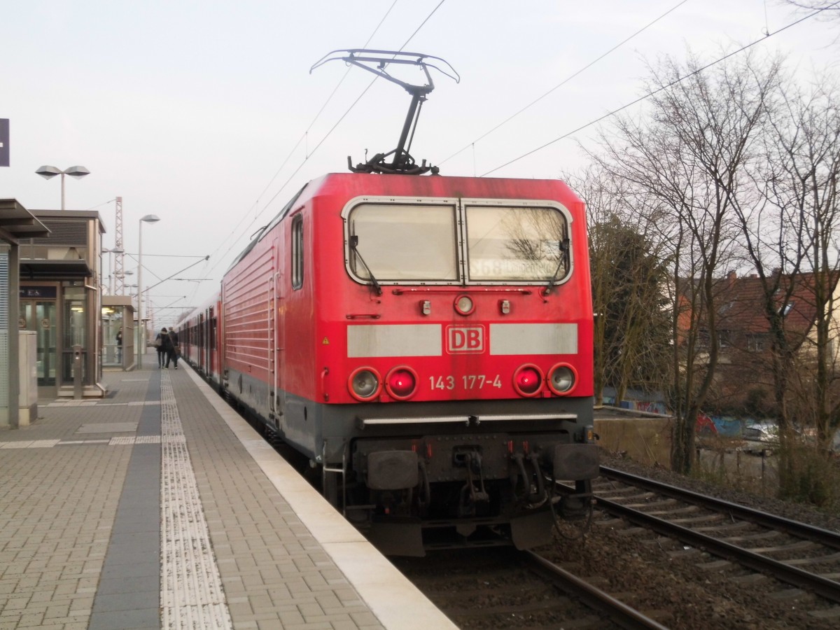 BR 143 177-4 in Düsseldorf Eller Süd !