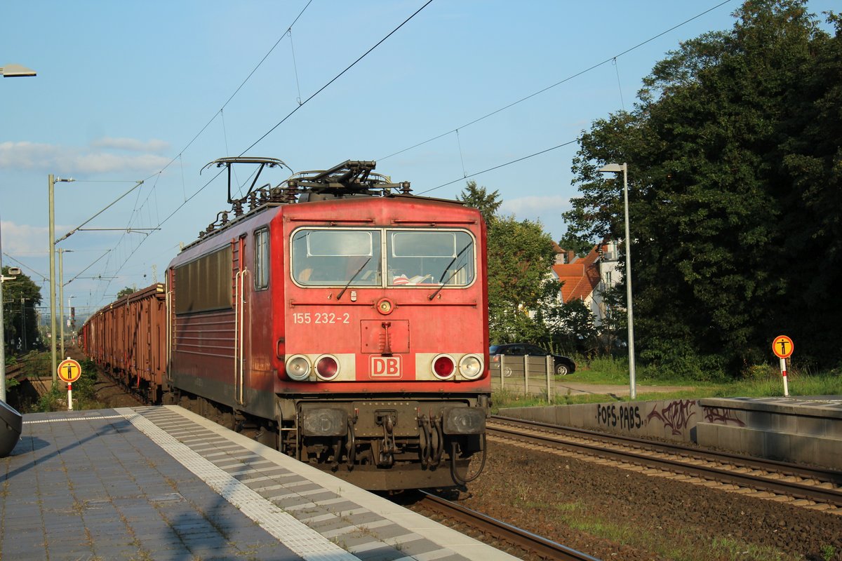 BR 155 232 am 22.08.2017 in Bad Oyenhausen
