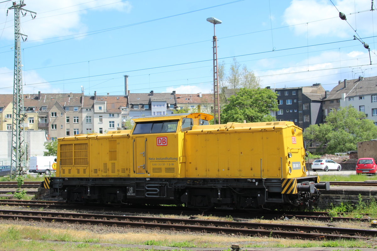 BR 203 301-7 wartete am 12.05.2019 in Hagen HBF auf Ihren nächsten Einsatz