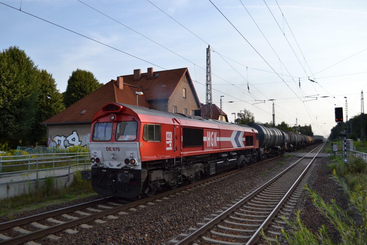 BR 266 EMD Class 66 HGK im Bhf Rüdnitz 07.08.2014