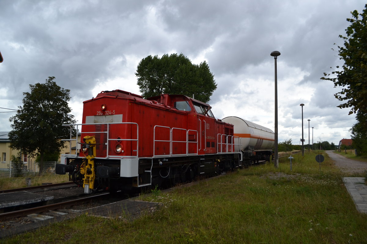 BR 298 ist mit der Überführung von Milmersdorf (Uckermark) nach Eberswalde im Bahnhof Friedrichswalde angekommen 25.08.2015