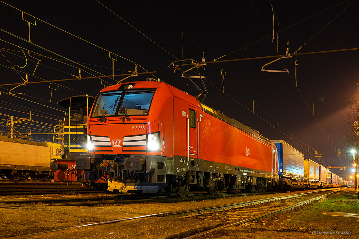 BR193 353 DB CARGO AG - NOVARA BOSCHETTO 15/01/2021