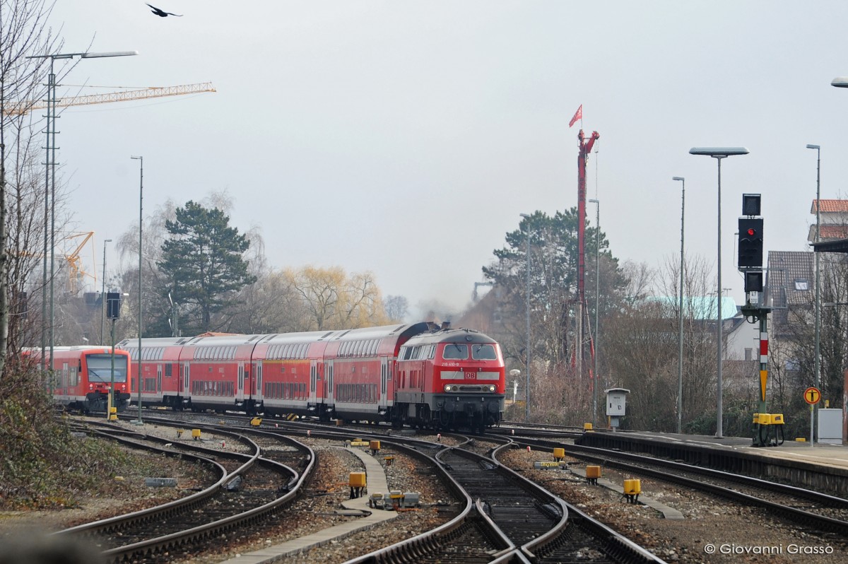 BR218 410 - FRIEDRICHSHAFEN STADT 05.03.2014