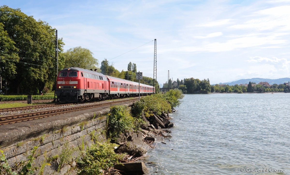BR218 DB REGIO - LINDAU 08.08.2014