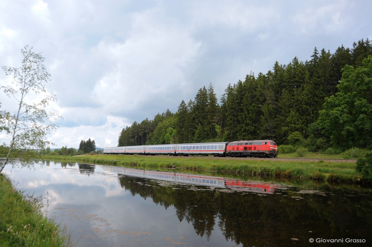 BR218 DB - Ruderatshofen 02.06.2014