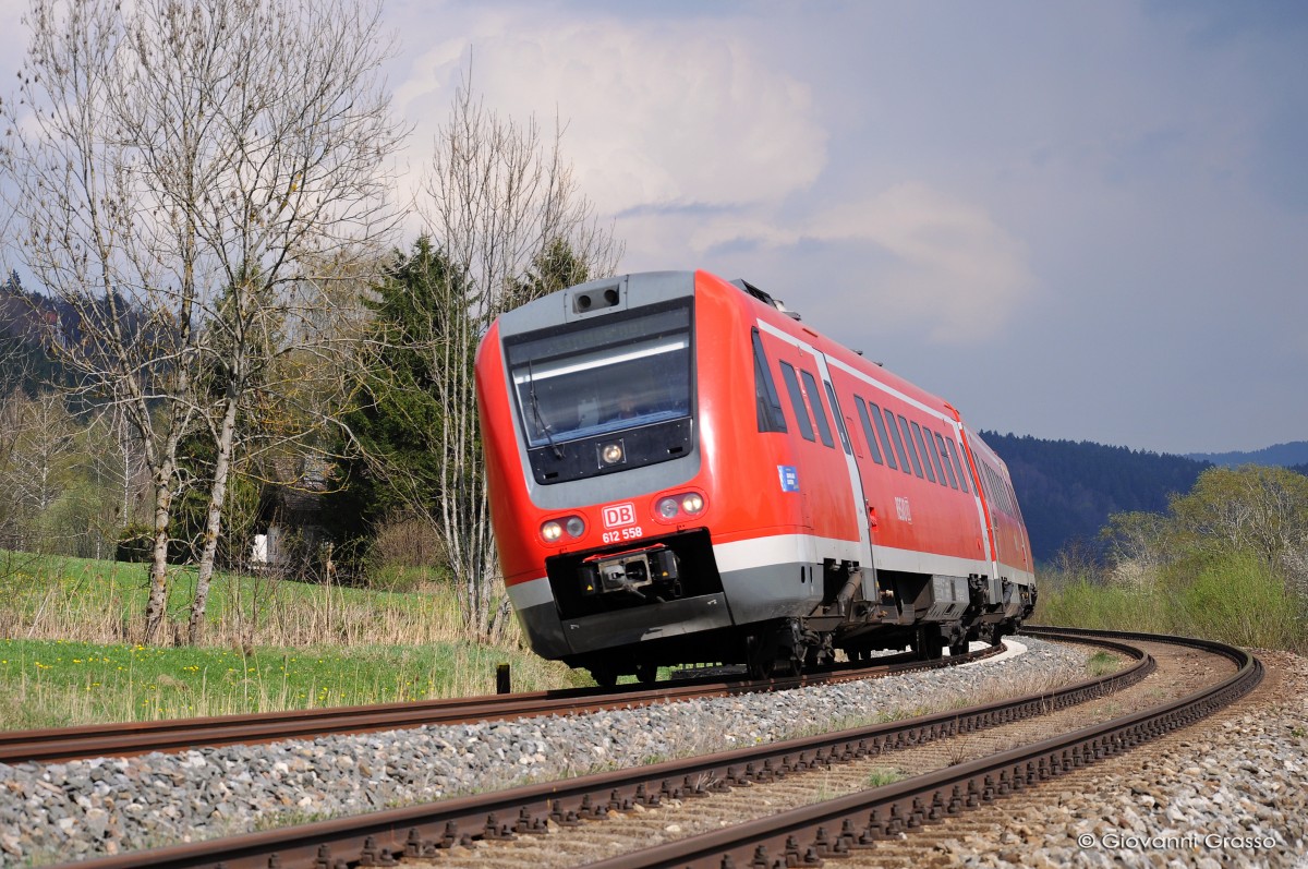 BR612 558 DB REGIO - TRIEBLINGS 12.04.2014