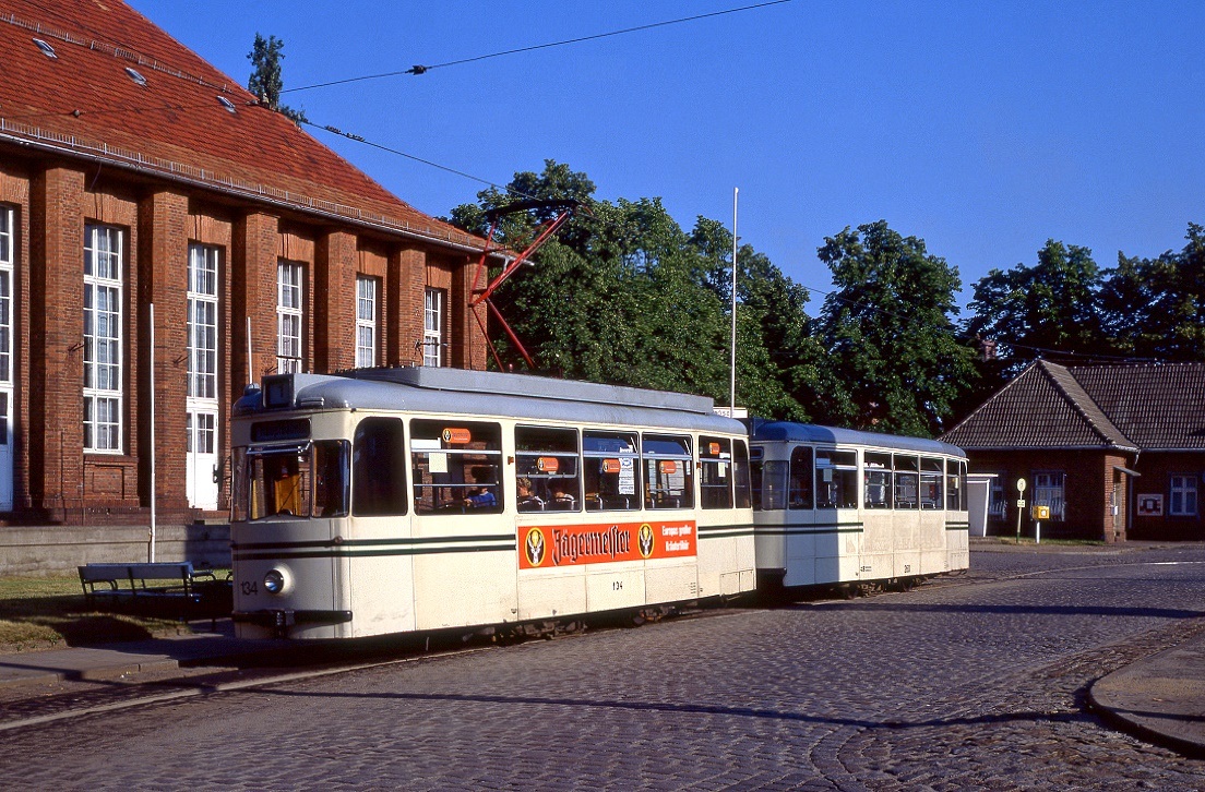 Brandenburg 134 + 260, Kirchmöser, 11.07.1994.
