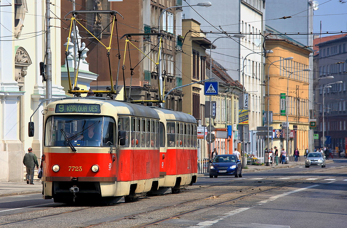 Bratislava 7723 + 7724, Špitálská ulica, 23.04.2013.
