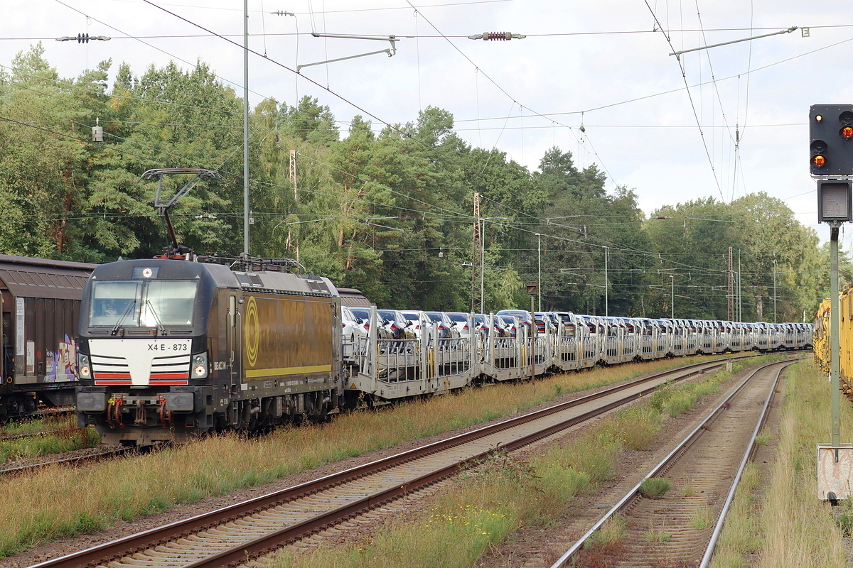 BRCE/DISPO X4E-873 durchf�hrt mit einem Autotransportzug Eystrup 12.9.2026