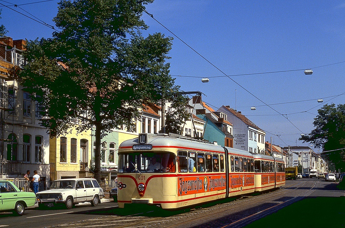 Bremen 401 + 601, Am schwarzen Meer, 01.09.1987.
