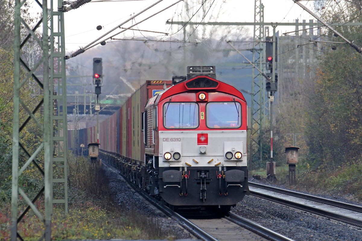 BRLL DE 6310 (266 280-7) unterwegs für Crossrail in Bonn-Oberkassel 24.11.2020