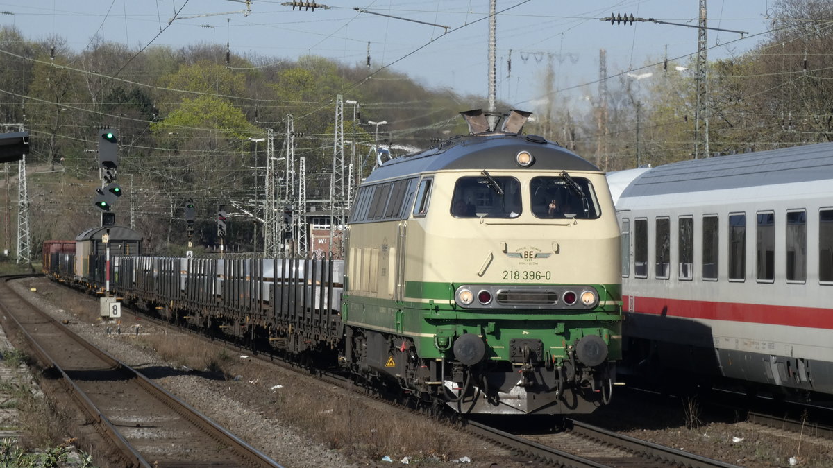 Brohtal - Eisenbahn GmbH mit ihrer 218 396-0 in Köln West vom 31.03.21
