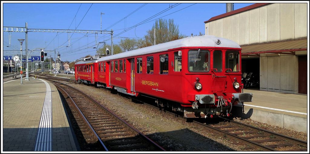 Bt31 und ABDeh 2/4 24 in Rorschach. (14.04.2014)
