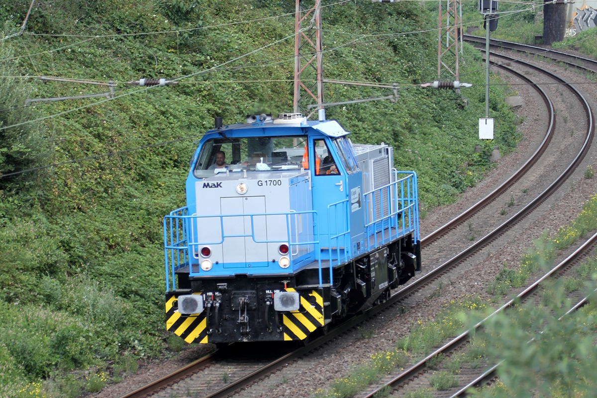 Bugdoll 277 809-0 auf der Hamm-Osterfelder Strecke in Recklinghausen 23.7.2020