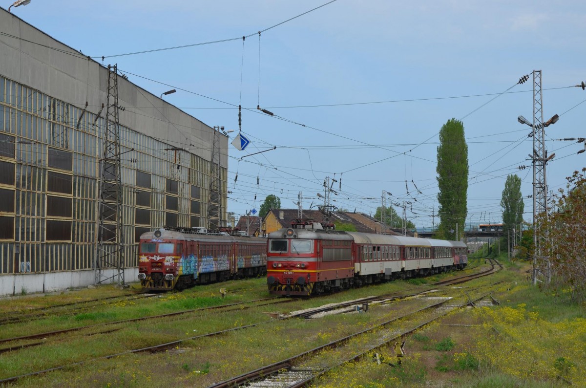 Bulgarien: BDZ 44 109.7 in Warna/Varna (Варна) 06.05.2015