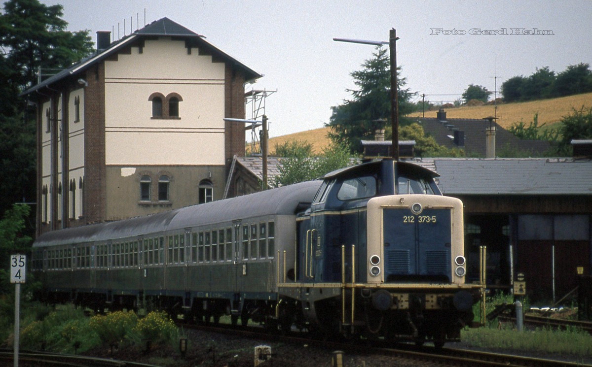 BW Nidda am 30.6.1988: 212373 mit einer Garnitur Silberlinge.