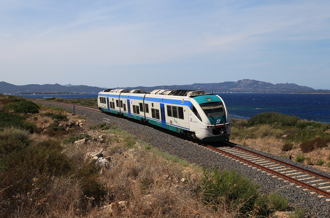 Cala Sabina, Strecke Golfo Aranci - Olbia, 21.08.2014.