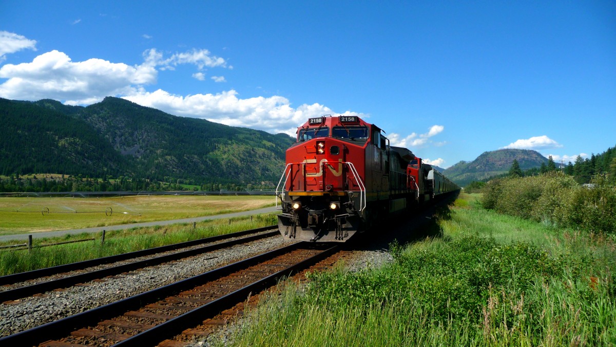 Canadian Pacific - Güterzug kurz vor Kamloops