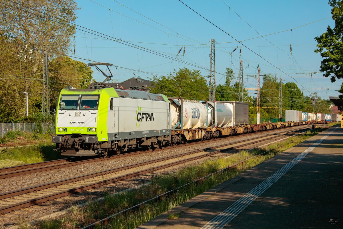 Captrain 185-CL 001 in Hilden, Mai 2021.