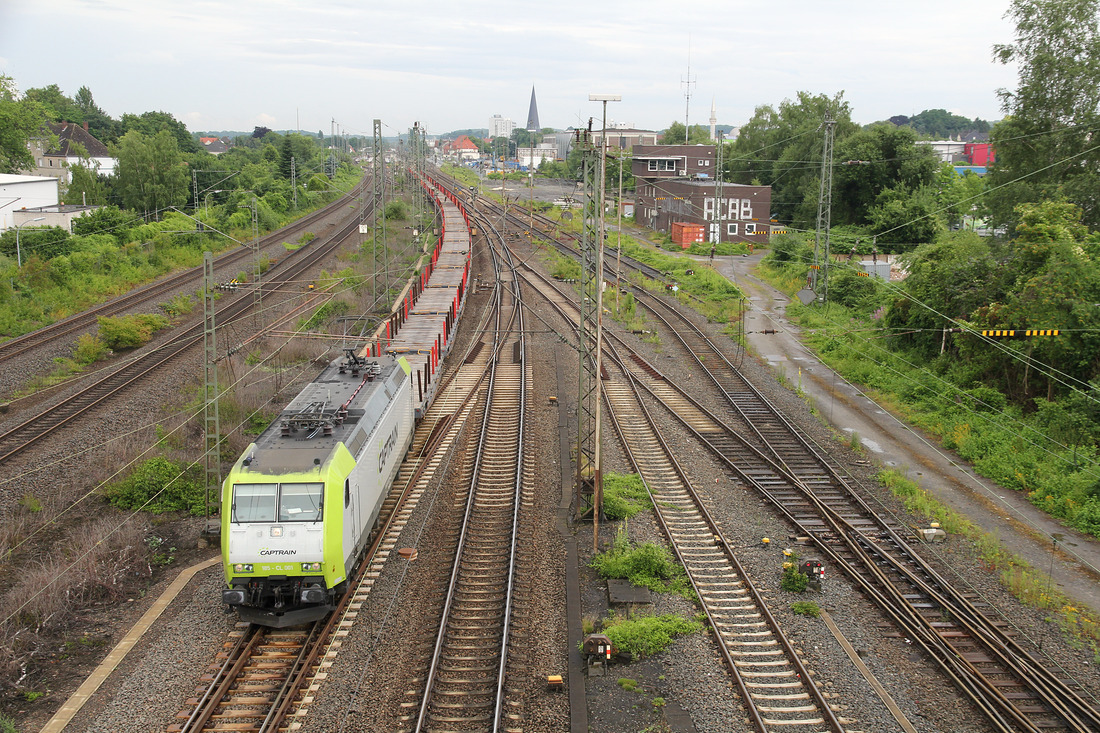 Captrain 185-CL 001 wurde am 28. Juni 2017 in Beckum-Neubeckum fotografiert.