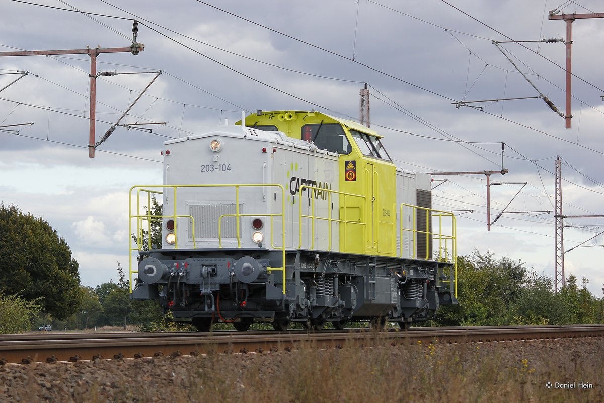 Captrain 203-104 in Dedensen G�mmer, Oktober 2016.