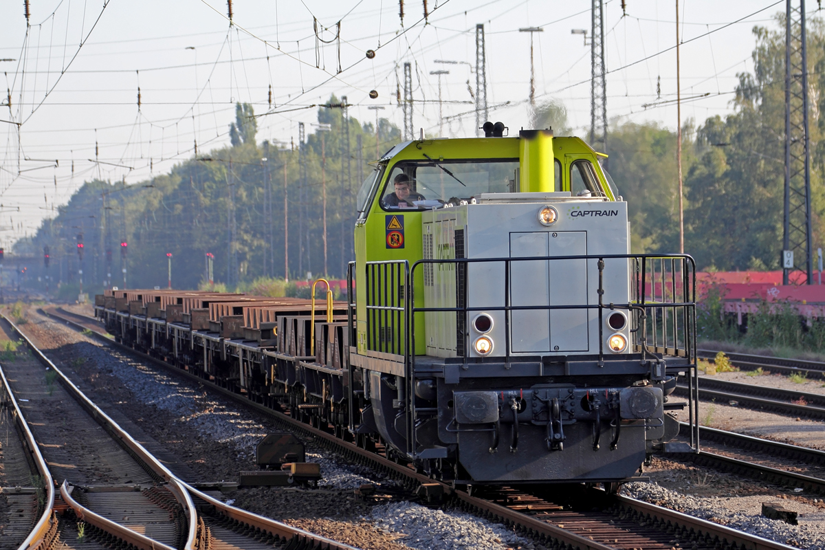 Captrain 209 006-6 in Recklinghausen-Süd 24.8.2019
