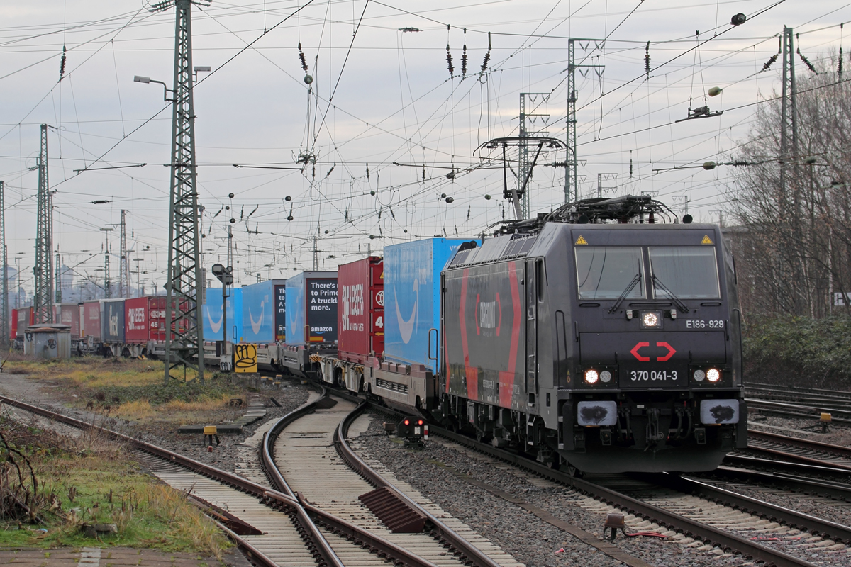 CargoUnit 370 041-3 in Hamm(Westfl.) 23.12.2021