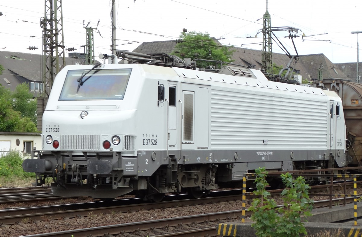 CB-Rail Alstom Prima E37 528 am 14.06.14 in Koblenz Lützel 