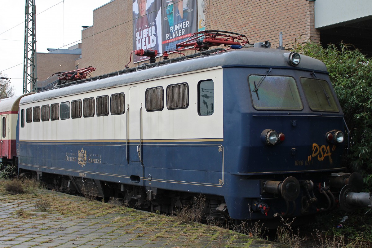 CBB 1046 024 am 7.12.13 abgestellt in Krefeld Hbf.