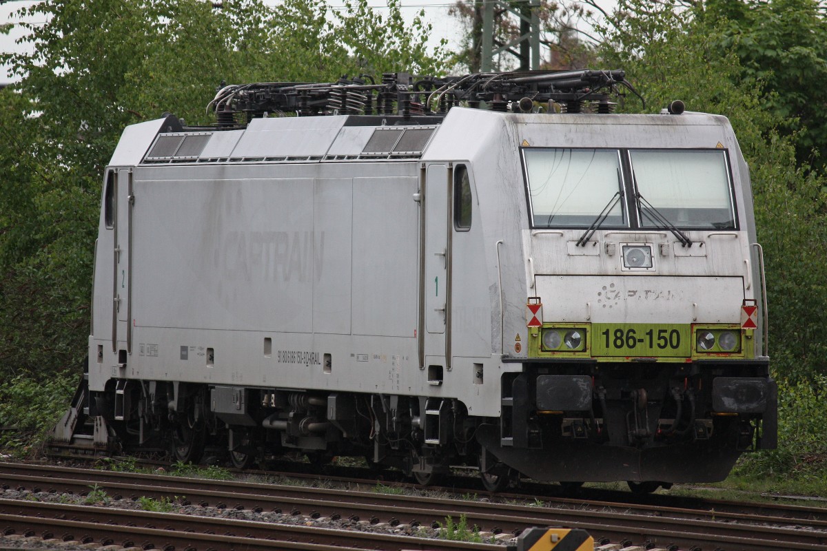 CBR/Crossrail 186 150 am 15.5.1´3 abgestellt in Krefeld Hbf.