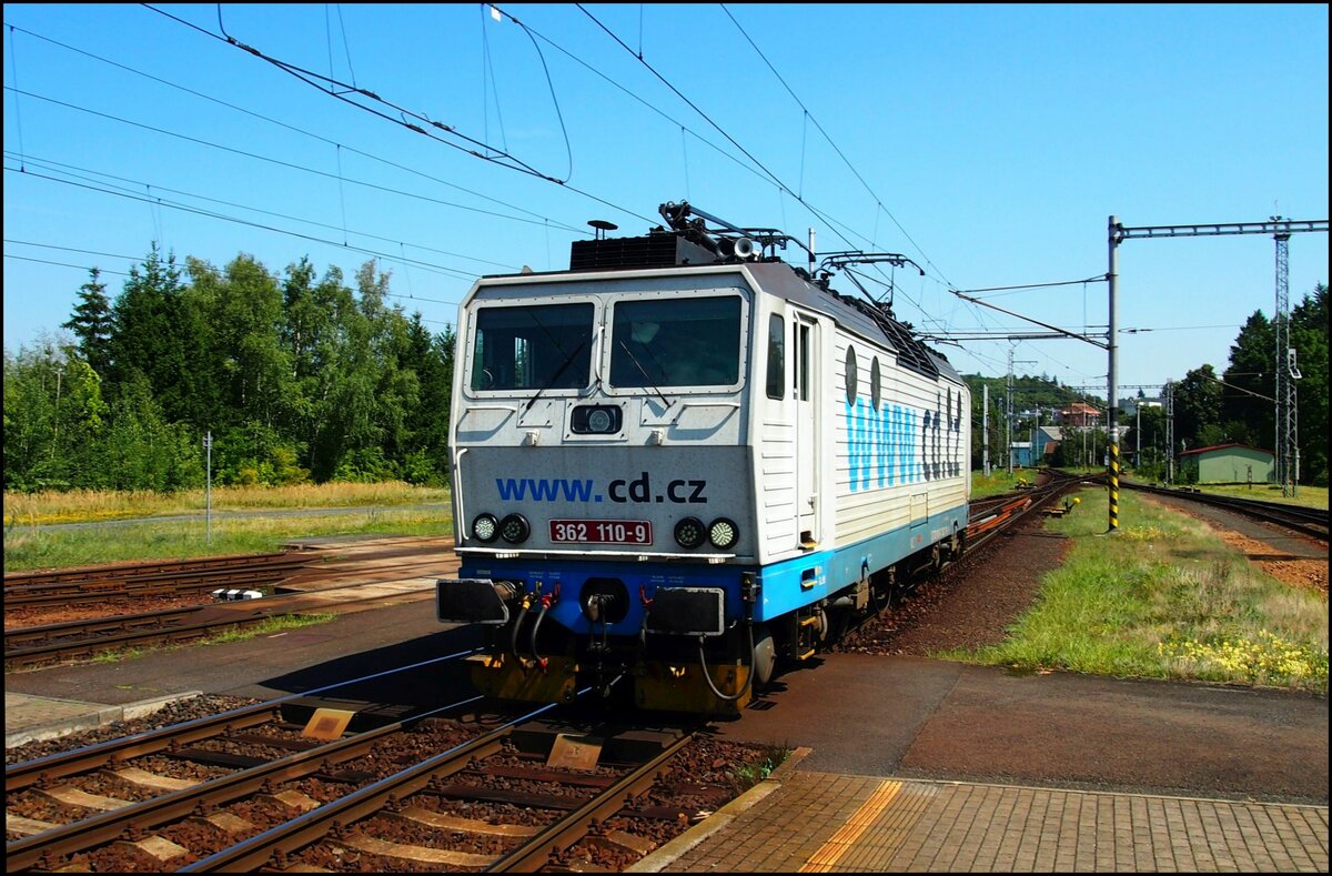 CD 362 110-9 in HBf. Klatovy 17. 8. 2023.