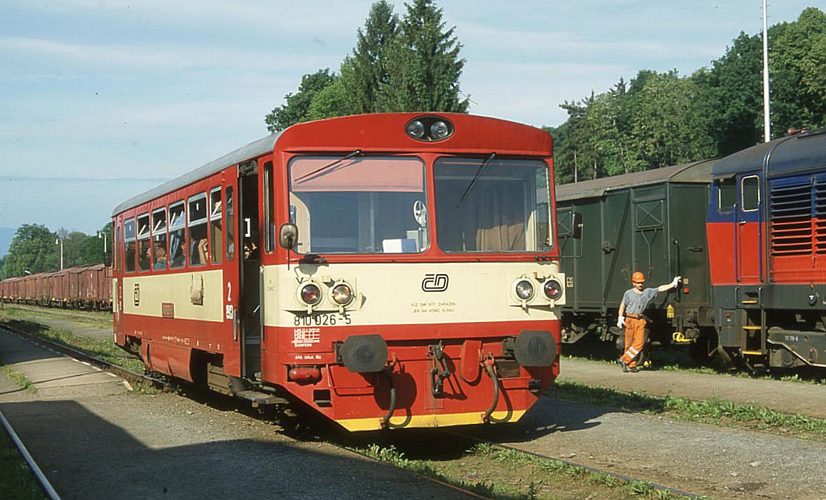 CD 810026 ist am 16.6.2001 um 8.45 Uhr aus Glucholazy in Mikulovice angekommen.
