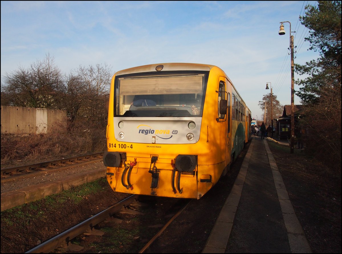 CD 814 100-4 am 9. 2 2020 im Kladno Ostrovec.