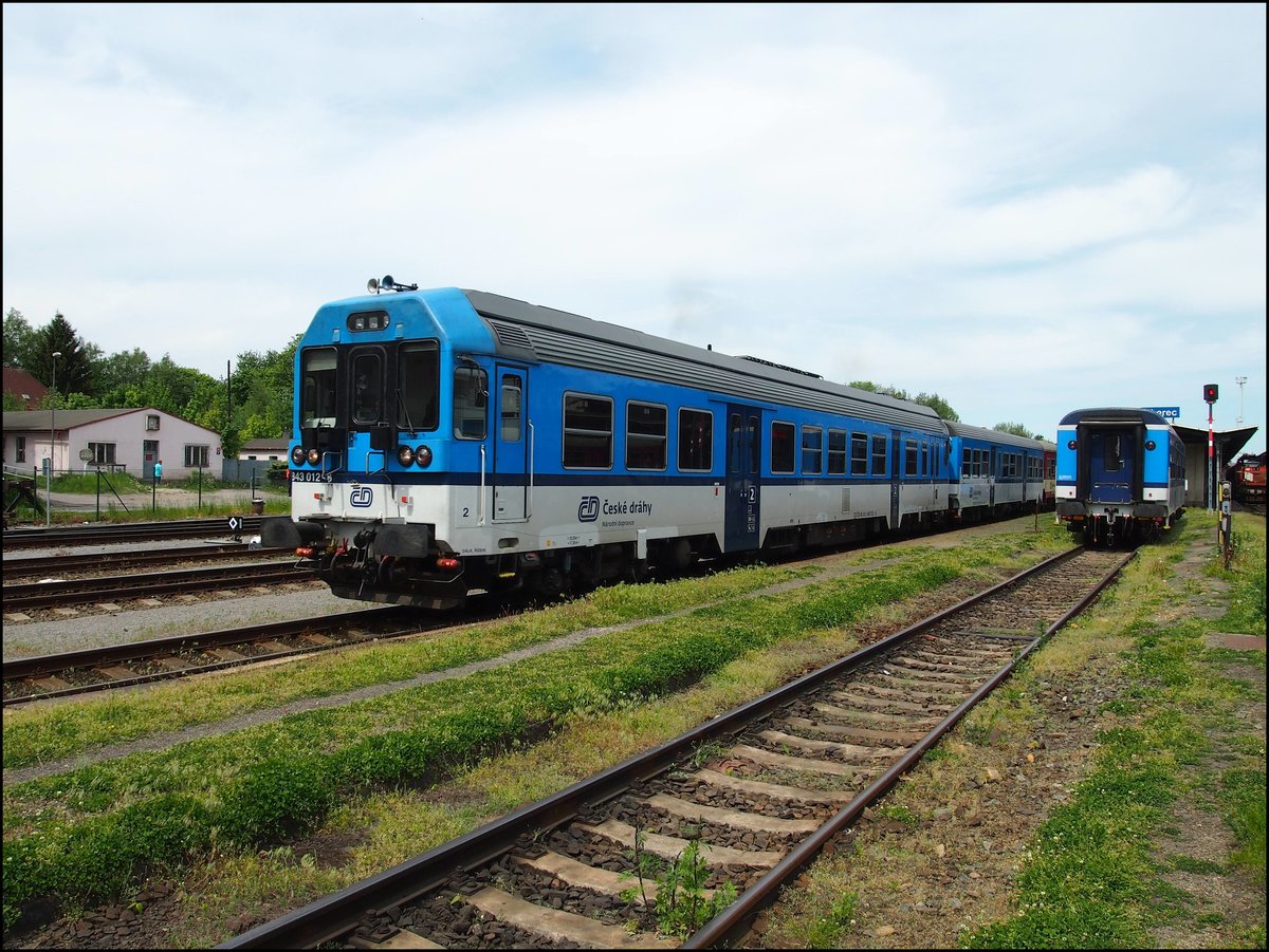 CD 843 012-6 in HBf. Liberec am 22.5.2017.